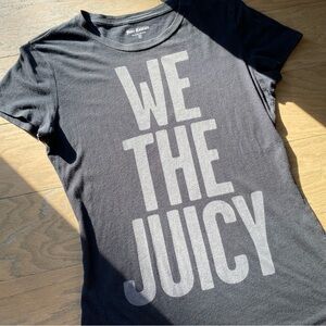 Juicy Couture WE THE JUICY Black Tee